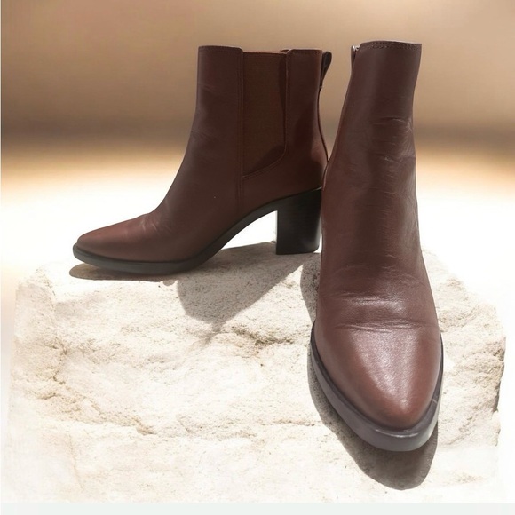 Madewell Rich Brown Ankle Booties - Picture 2 of 10